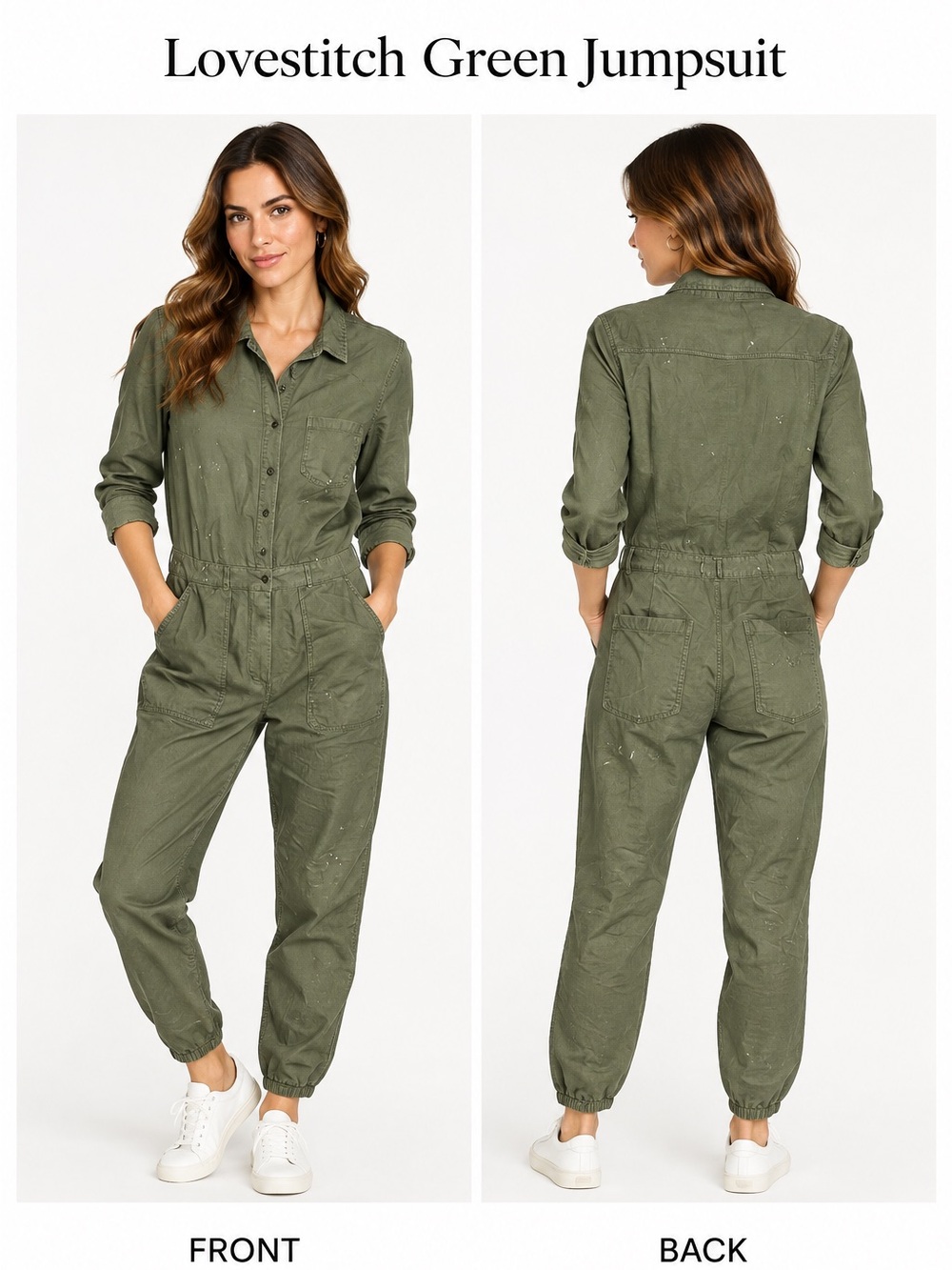 Lovestitch Green Jumpsuit‎ - Picture 2 of 9